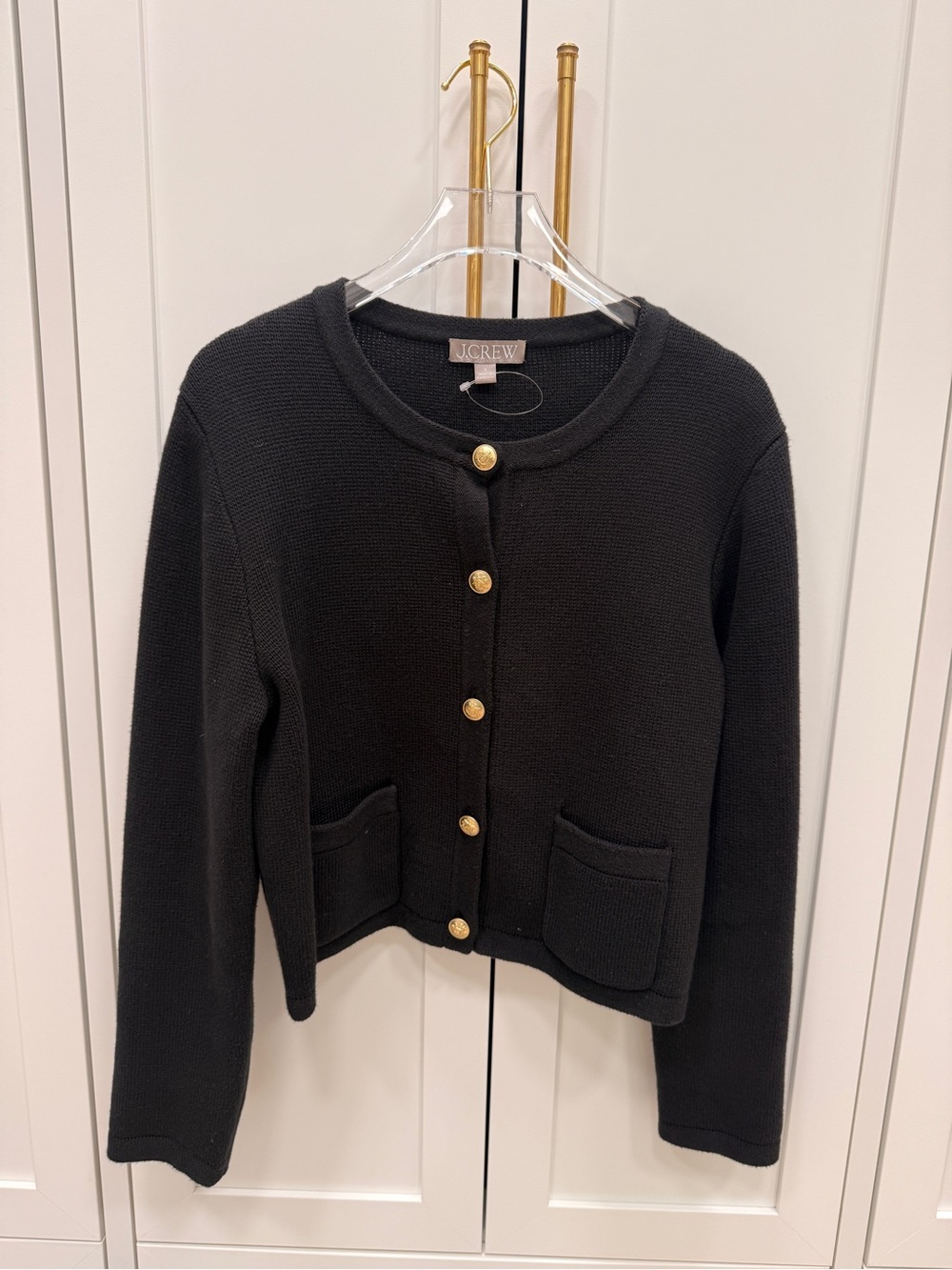 J.Crew Emilie sweater lady jacket in Black